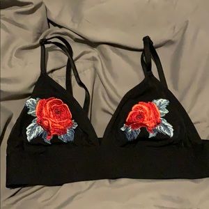 flower bralette